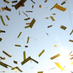 Konfettiparty – Konfettikanone, Siegerehrung