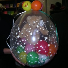 Ballonverpackung / Verpackungsballons / Weihnachtsverpackungsaktion