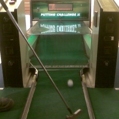 Golf Simulator, Putting Challenge