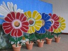 Riesenblumen, Frühlingsdekoration , Blumen Dekoration