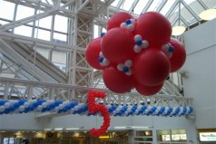 Ballon Großraumdekoration , Ballon Dekoration