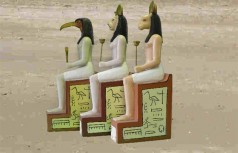 Ägyptische Götter Statuen , Ägypten , Pharao Götterfigur