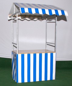 Marktstand klein / Buffetstand / Verkaufsstand / Infostand / Theke / Jahrmarkt / Marktbude