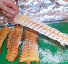Waffeln am Stil
