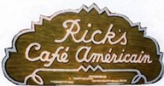 Casablanca – Rick’s Cafe – der Film Display – Werbeschild