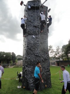 Teamtraining: Speedclimbing und Blindes Vertrauen auf unser Kletterunits