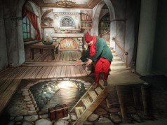 Illusionsbild Wichtelhaus, Street Art Illusion