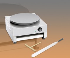 Crêpes-Eisen / Crêpes-Platte / Crepes Gastro-Gerät