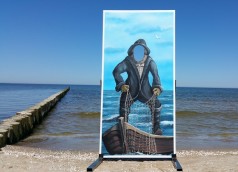 Fotowand Fischer, Selfie Wand, Maritime Dekoration