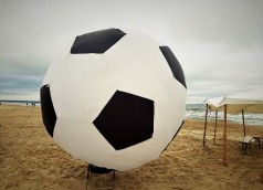 Fußball Eyecatcher  3 Meter , Riesiger Fußball