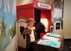 Schattenschneiden Nostalgie , Jahrmarkt , Schattenkabinett