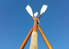 Schiffs Ruder , Maritime Dekoration , Strand Dekoration