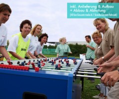 Tischkicker XXL (inkl. Anlieferung u. Aufbau + Abbau u. Abholung im Umkreis)