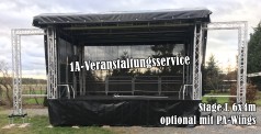 Veranstaltungsbühne / Mobile Trailer Bühne / Stage 6x4m