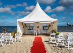 Heiraten auf der Insel Usedom, Hochzeit, Hochzeitdekoration, Strandhochzeit