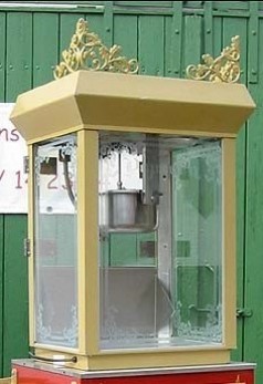 Popcornmaschine gold, deluxe