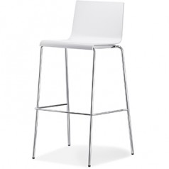Design Barhocker Kuadra, weiß, Barstuhl, Hochstuhl mieten