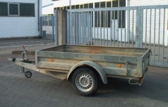 Offener Kastenanhänger 1200 kg gebremst 2500 x 1500 x 380 mm Nutzlast ca. 880 kg