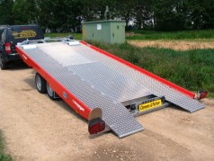Autotransporter PKW Transporter 3.500 kg kippbar Ladefläche Aluprofilboden Seilwinde 4750×2030