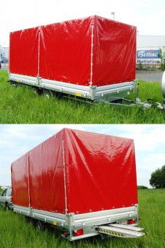 Geschlossener 5er Motorradanhänger 3500 kg Hochlader gebremst inkl. Auffahrschienen + Wippen 100 kmh