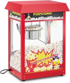 Gewerbliche Popcornmaschine Retro-Design 150 °C / 180 °C 2 Temperaturen süßes und salziges Popcorn