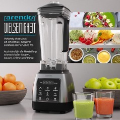 Küchenmixer Küchenmaschine 2000 Watt mit Touchpanel High Line Mixer 2 L 9 Geschwindigkeitsstufen Max