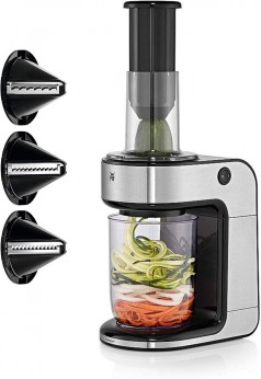 Spiralschneider-Küche Küchenhäcksler Obstschneider Gemüseschneider 3 Schneideinsätze ideal für Obst-