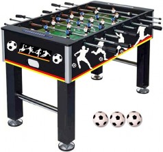 Kickertisch Tischfußball 45 kg Tischkicker Turnierkicker 2 – 4 Spieler 2 Bälle 137 x 75 x 87 cm