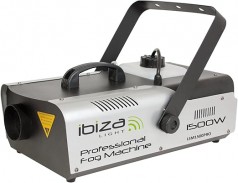 Professionelle 1500 W Nebelmaschine 2,3 L Tank programmierbar mit DMX und Fernsteuerung – Schwarz