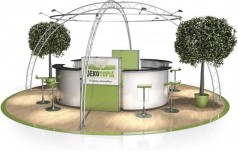 Messestand rund Traversen Alu 6,5 x 6,5 x 3 m = 42,25m³