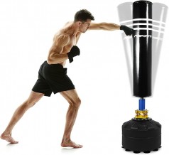 Premium-Boxsack Kickboxen freistehender Boxsack für Erwachsene mit Saugnapf – MMA-Boxtrainer-Kickbox