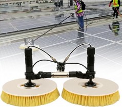 Reinigungsgerät Solarmodule Photovoltaikanlagen Reinigung großer Flächen wassersparendes Design Wass