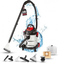 Polsterreiniger Waschsauger 1600 W Teppichreinigungsmaschine Nasssauger Trockensauger schnell effekt