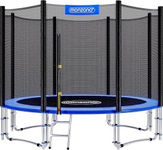 Trampolin Kindertrampolin Gartentrampolin Ø 305cm TÜV zertifiziert Komplettset inkl. Sicherheitsnetz