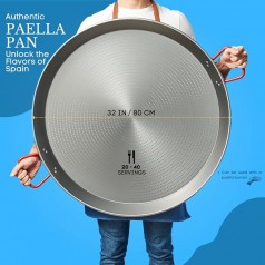 Riesenpfanne 80 cm Paella-Pfanne Pfanne Grillpfanne Omelettpfanne