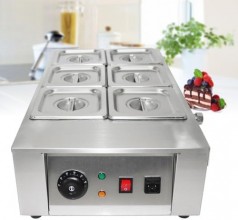 Speisenwärmer Schmelztiegel elektrischer Schmelzwärmer Schokoladenschmelzgerät Edelstahl Schokolade