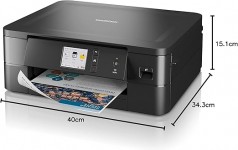 Farbtintenstrahldrucker Multifunktionsdrucker Scanner Kopierer schwarz 400 x 151 x 343 mm 17 Seiten