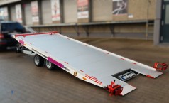 Autotransport Anhänger kippbar 3,0t mit Seilwinde, 100 km/h Zulassung, mieten Vermietung Verleih