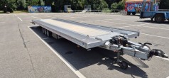Autotransporter Anhänger für 2 Autos Fitzel Duo mit E-Seilwinde Anhänger mieten, Vermietung Verleih