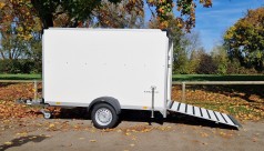 Kofferanhänger, Umzugsanhänger, Motorradanhänger 1,3t mieten Vermietung Verleih