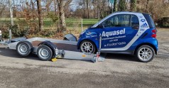 Spezial Kleinwagen Multitransport-Transport-Anhänger Absenkbar 1.3t mieten Vermietung verleih