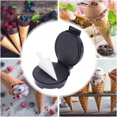 Hörnchenautomat Waffelkegel-Maker für hauchdünne Waffeln 1200 W elektrisch Ø20cm elektrisch Waffel