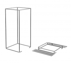 Mobile Garderobe / Umkleidekabine / Vorhang