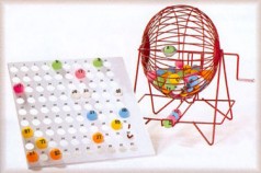 Bingo/ Gewinnspiel/ Bingo Gerät/ Bingo spielen/ Bingotickets