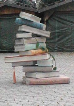 Bücherstapel,Schule, Lesen, Hobby, Literatur