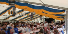 Festzelt: 25m x 50m x 3m
