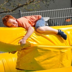 Bananenrodeo &#8211; Bullriding Variante