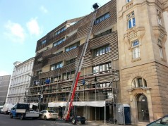 Böcker Schrägaufzüge bis 36 Meter Schrägaufzug Bauaufzug Aufzug Lift Leiter Dachdeckeraufzug Möbelaufzug Leiterlift Geda