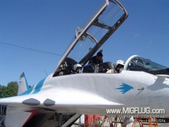 Mitflug im MiG-29 Jagdflugzeug bei Moskau