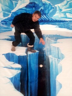 Illusionsmalerei , Winter Bilder , Foto Animation